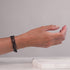 Agate noire | Argent sterling .925 | Enveloppement de pierres précieuses